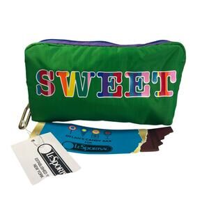 LeSportsac Dylans Candy Bar Cosmetic Bag Makeup Washable Nylon Dopamine NWT